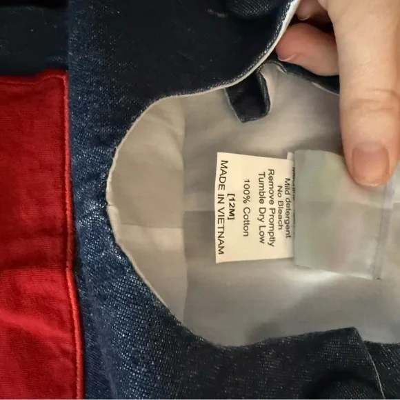 ☀️Kids Denim Overalls with Red Wagon Design - Picture 4 of 4